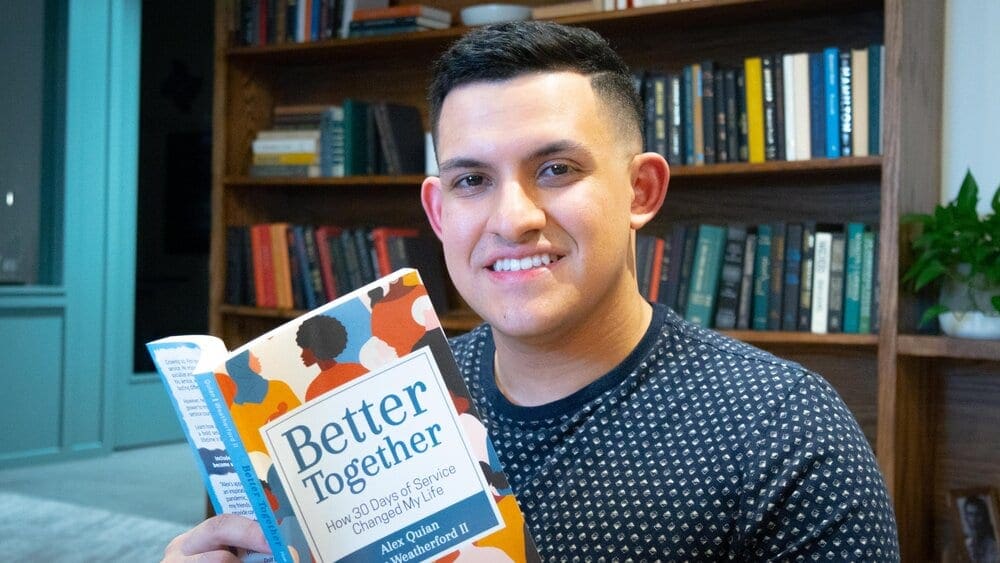 Alex Quian Reading his book, Better Together: How 30 Days of Service Changed My Life 