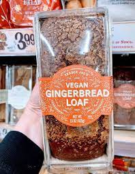 Vegan gingerbread loaf from Trader Joe's