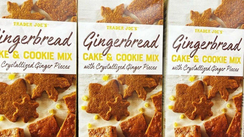 Gingerbread cake and cookie mix from Trader Joe's
