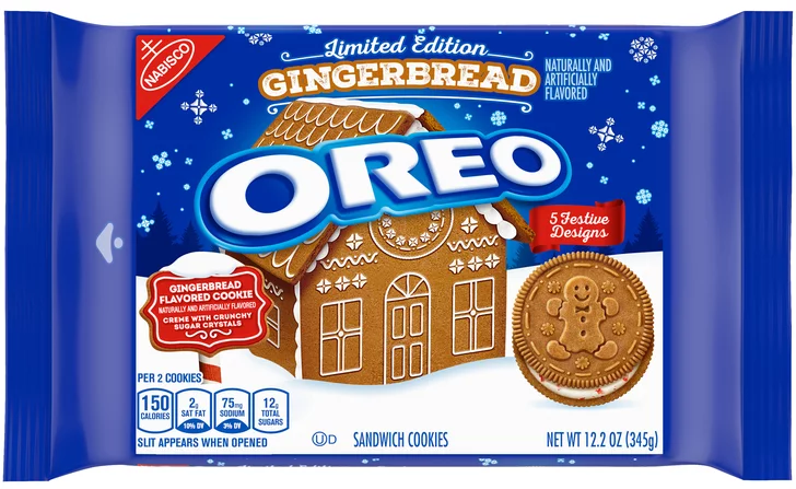 Image of a box of gingerbread oreos